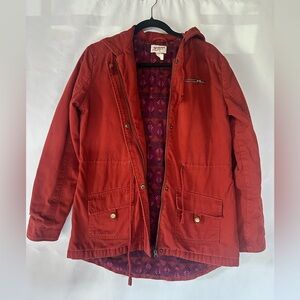 The Arizona Jean Company Brick Red ( burgundy) Hooded Jacket